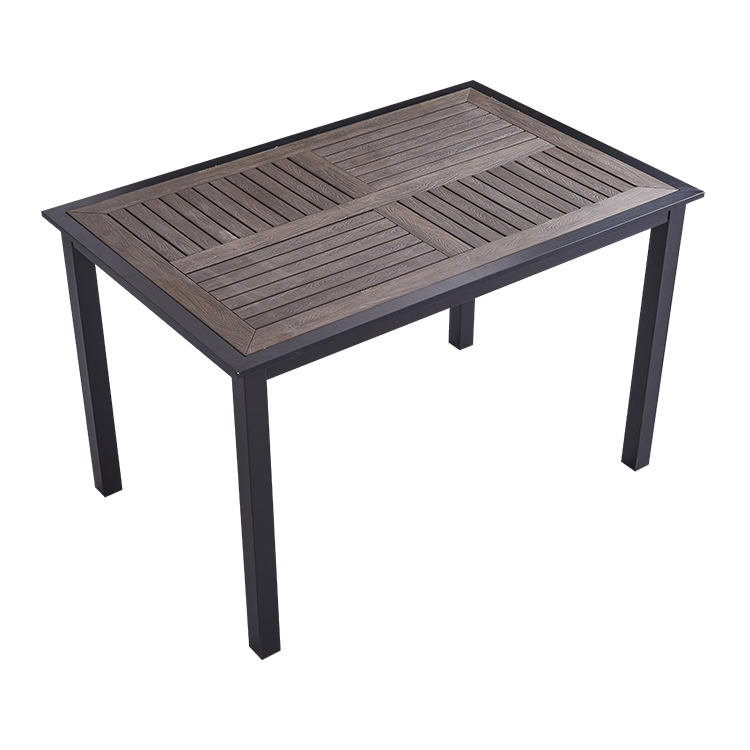 Muebles de mesa de jardín al aire libre para restaurante PW-30079-TT