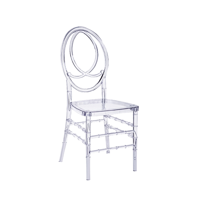 Silla de café cómoda de plástico